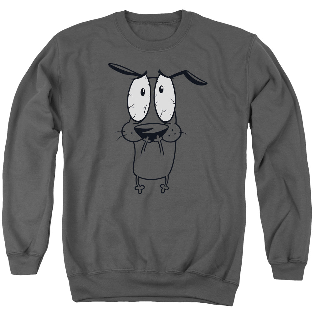 Courage the Cowardly Dog Scared Crewneck Sweatshirt