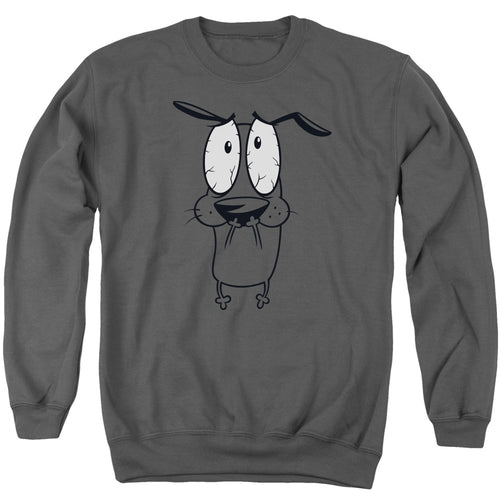 Courage the Cowardly Dog Scared Crewneck Sweatshirt
