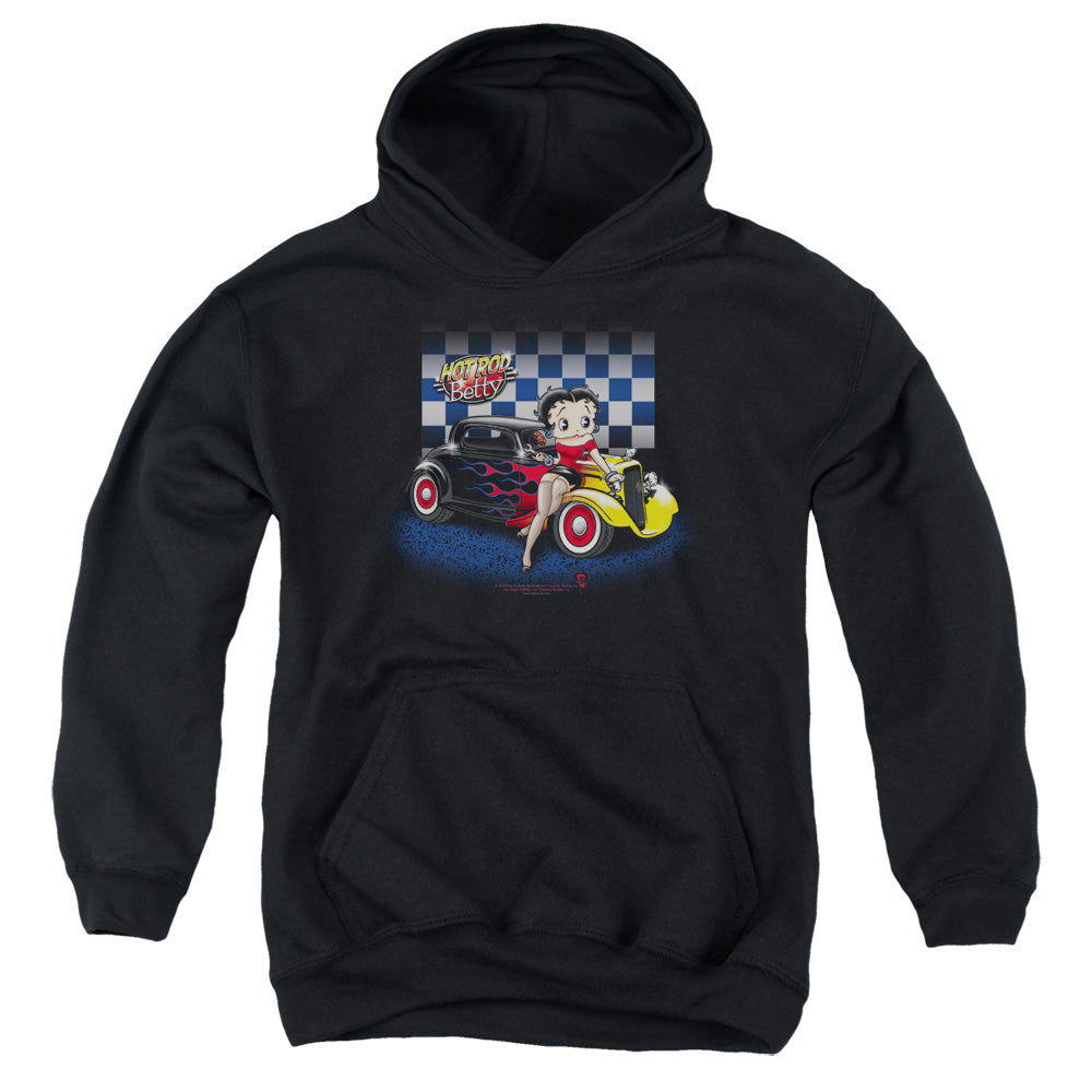 Betty Boop Hot Rod Boop Youth Hoodie