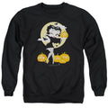 Betty Boop Vamp Pumpkins Crewneck Sweatshirt