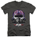 Top Gun Maverick Helmet V-Neck T-Shirt