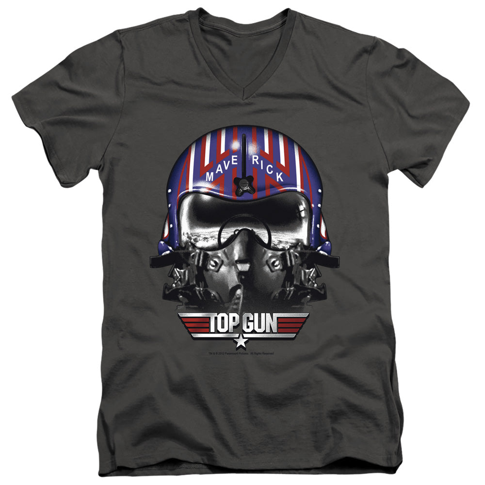 Top Gun Maverick Helmet V-Neck T-Shirt