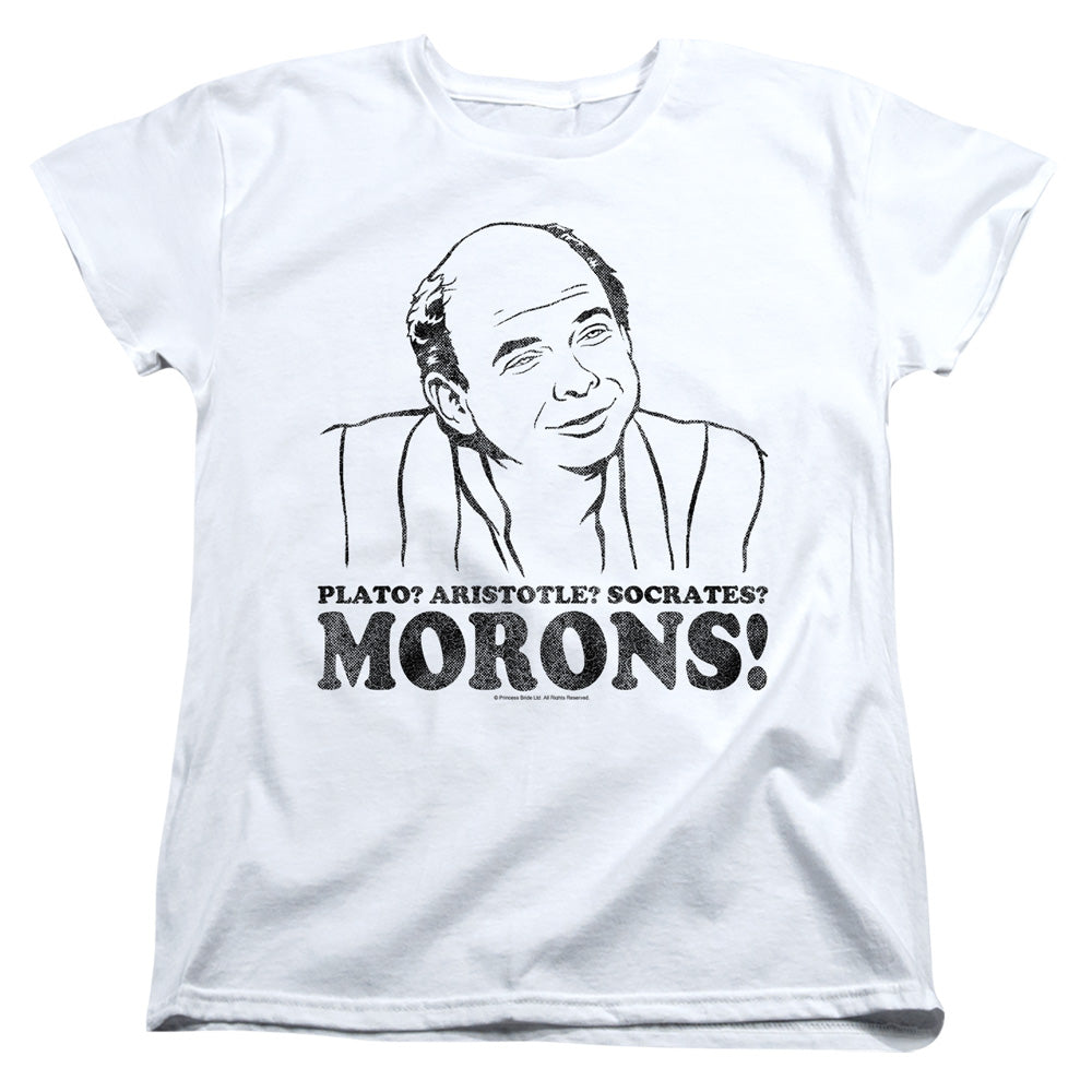 The Princess Bride Morons White Womens T-Shirt