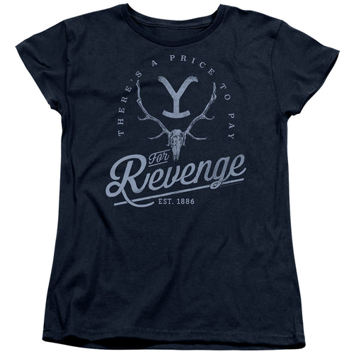 Yellowstone Price to Pay for Revenge Antlers Womens T-Shirt