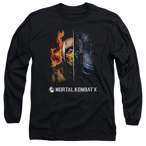Mortal Kombat 9 Fire and Ice Long Sleeve T-Shirt