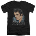 Elvis Presley Graphic King V-Neck T-Shirt