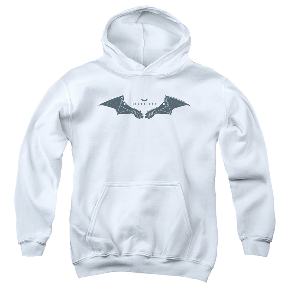 The Batman Mechanical Bat Logo Youth Hoodie