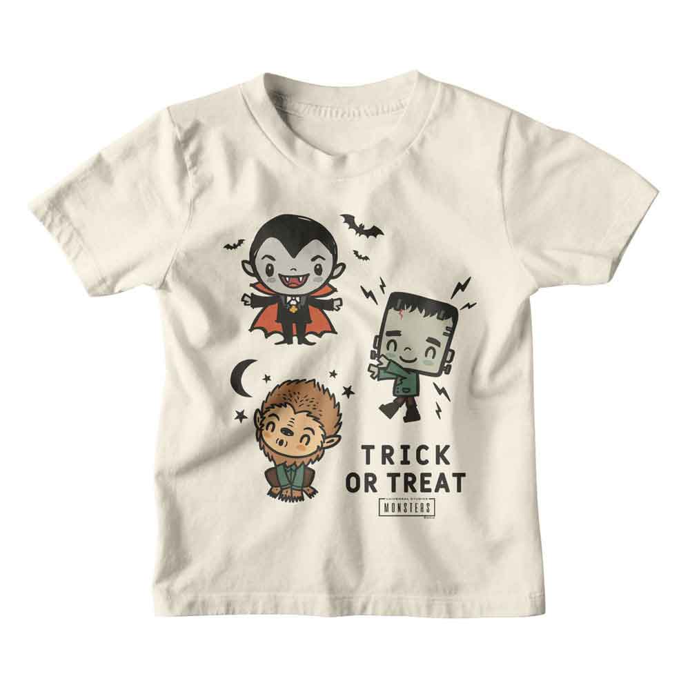 Universal Monsters Chibi Trick Or Treat Youth/Toddler T-Shirt