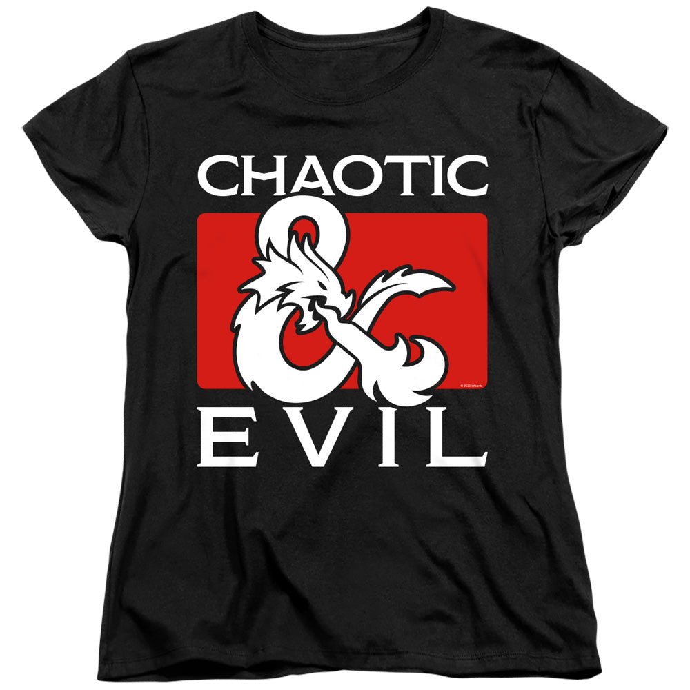 Dungeons & Dragons Chaotic Evil Womens T-Shirt