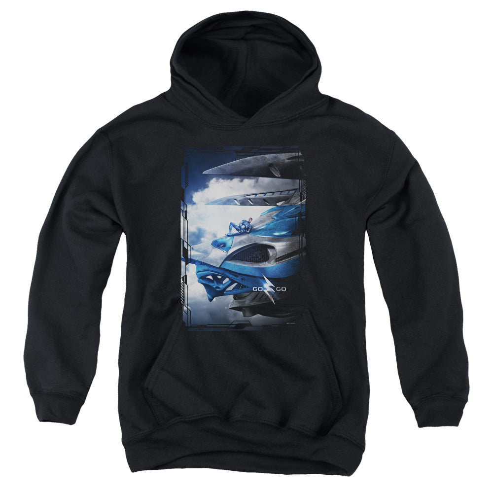 Mighty Morphin Power Rangers: The Movie Blue Zord Poster Youth Hoodie