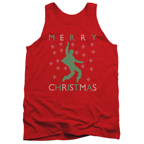 Elvis Presley Dancing Ugly Christmas Tank Top