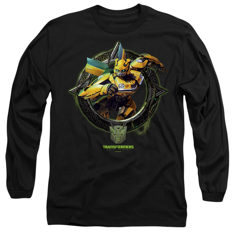 Transformers Bumblebee Circle Frame Long Sleeve T-Shirt