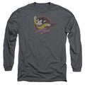 Mighty Mouse Mighty Circle Charcoal Long Sleeve T-Shirt