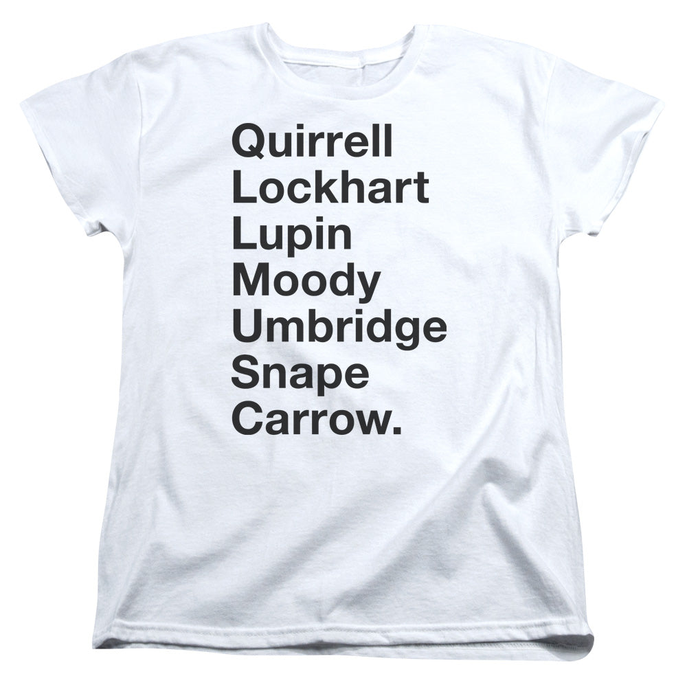 Harry Potter Professors Womens T-Shirt