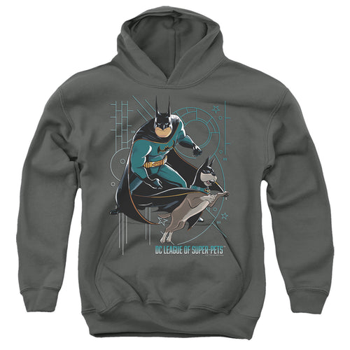 DC League of Super-Pets Batman and Ace Youth Hoodie