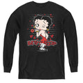 Betty Boop Classic Kiss Youth Long Sleeve T-Shirt