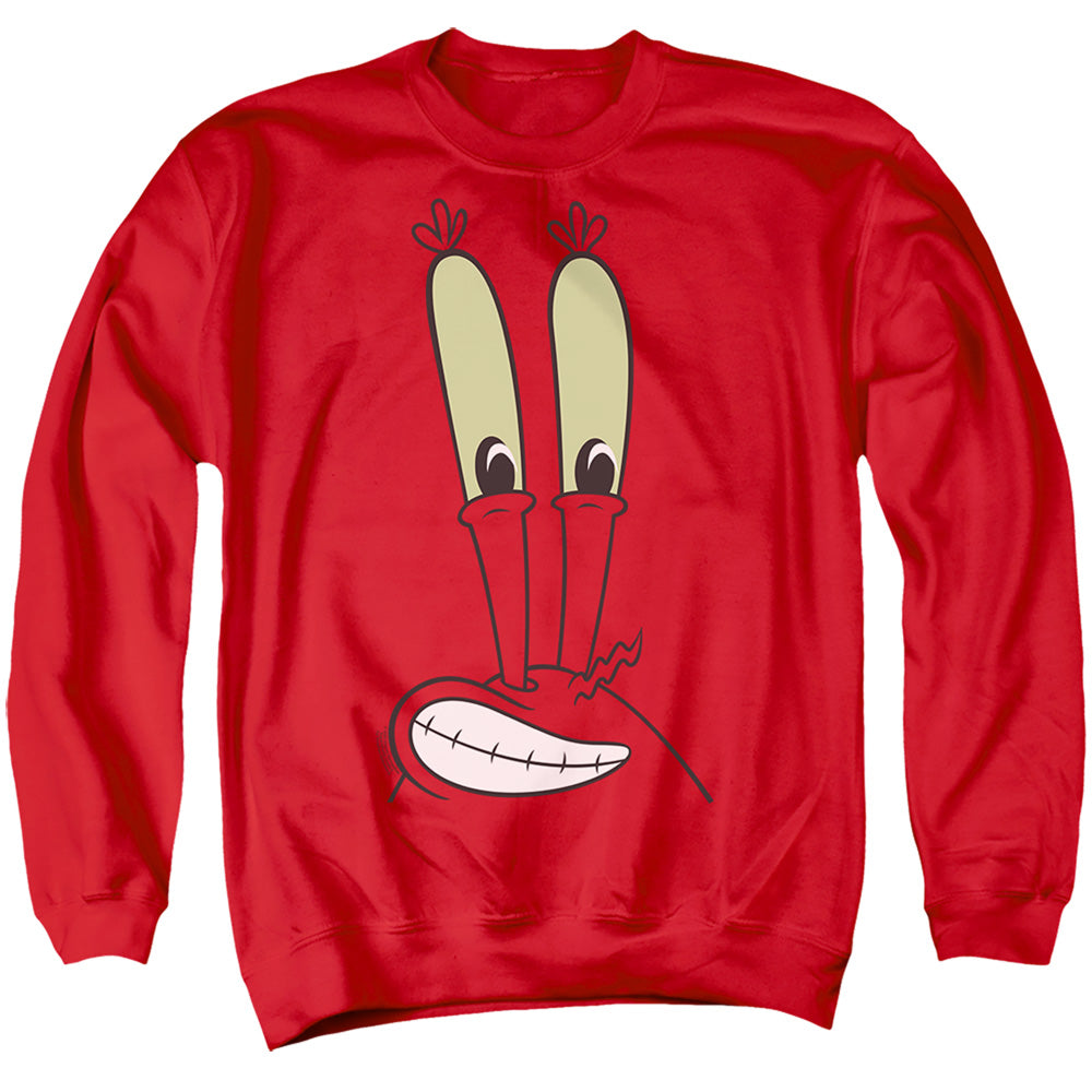Spongebob Squarepants Mr. Krabs Smile Face Crewneck Sweatshirt