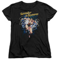 Wonder Woman Starburst Womens T-Shirt