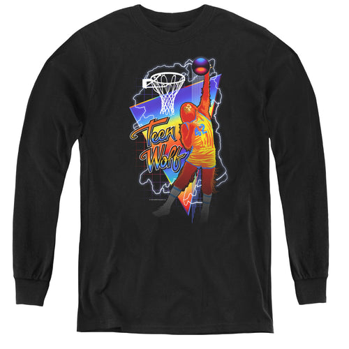Teen Wolf Electric Wolf Youth Long Sleeve T-Shirt