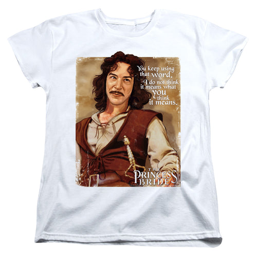 The Princess Bride Word Womens T-Shirt