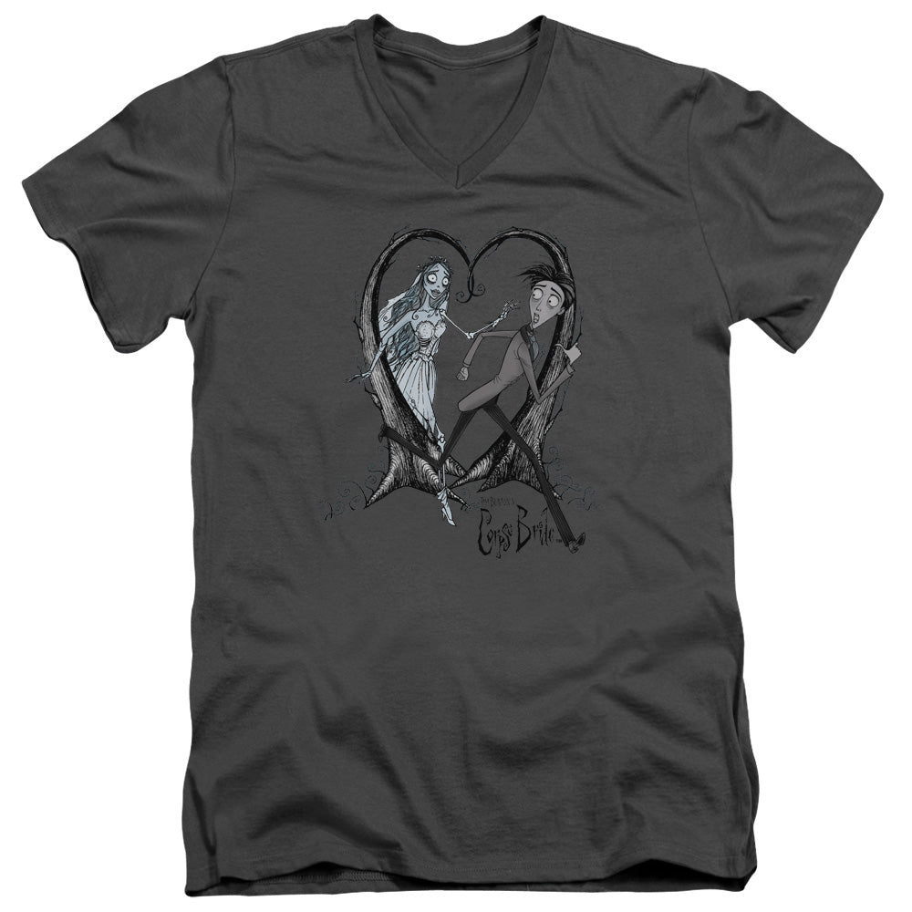 Corpse Bride Runaway Groom V-Neck T-Shirt