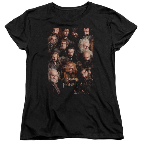 The Hobbit Dwarves Poster Womens T-Shirt
