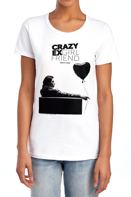 Crazy Ex-Girlfriend Crazy Mad Womens T-Shirt