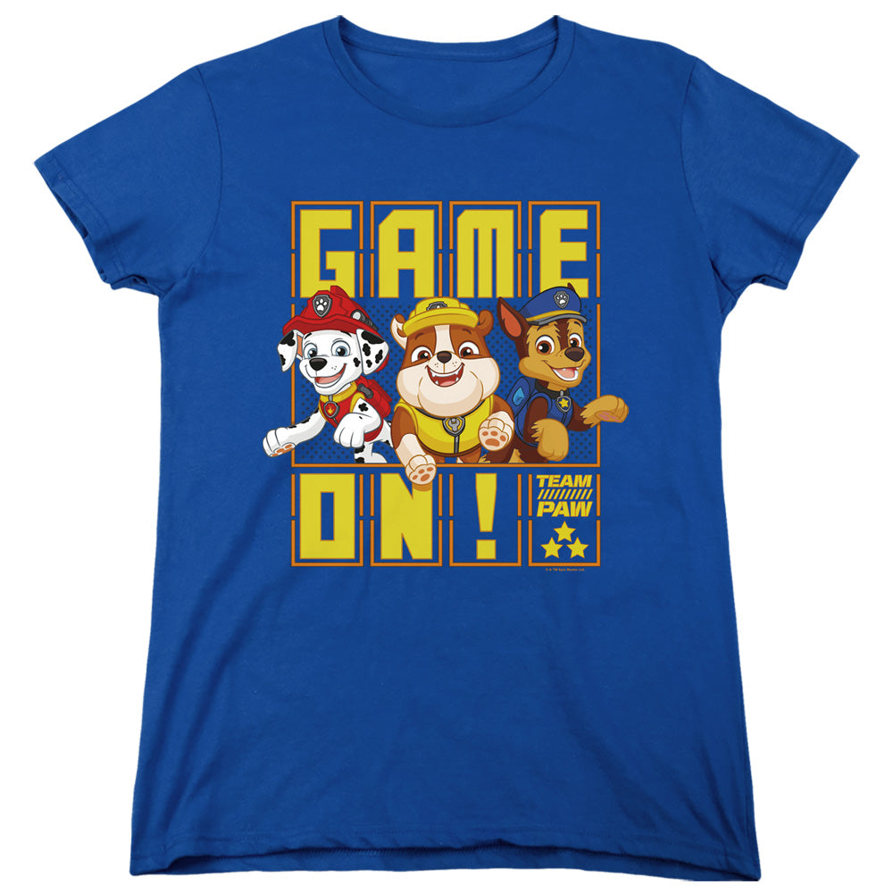 Paw Patrol Game on Team Paw Womens T-Shirt