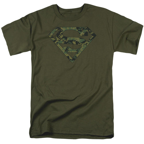Superman Marine Camo Shield T-Shirt