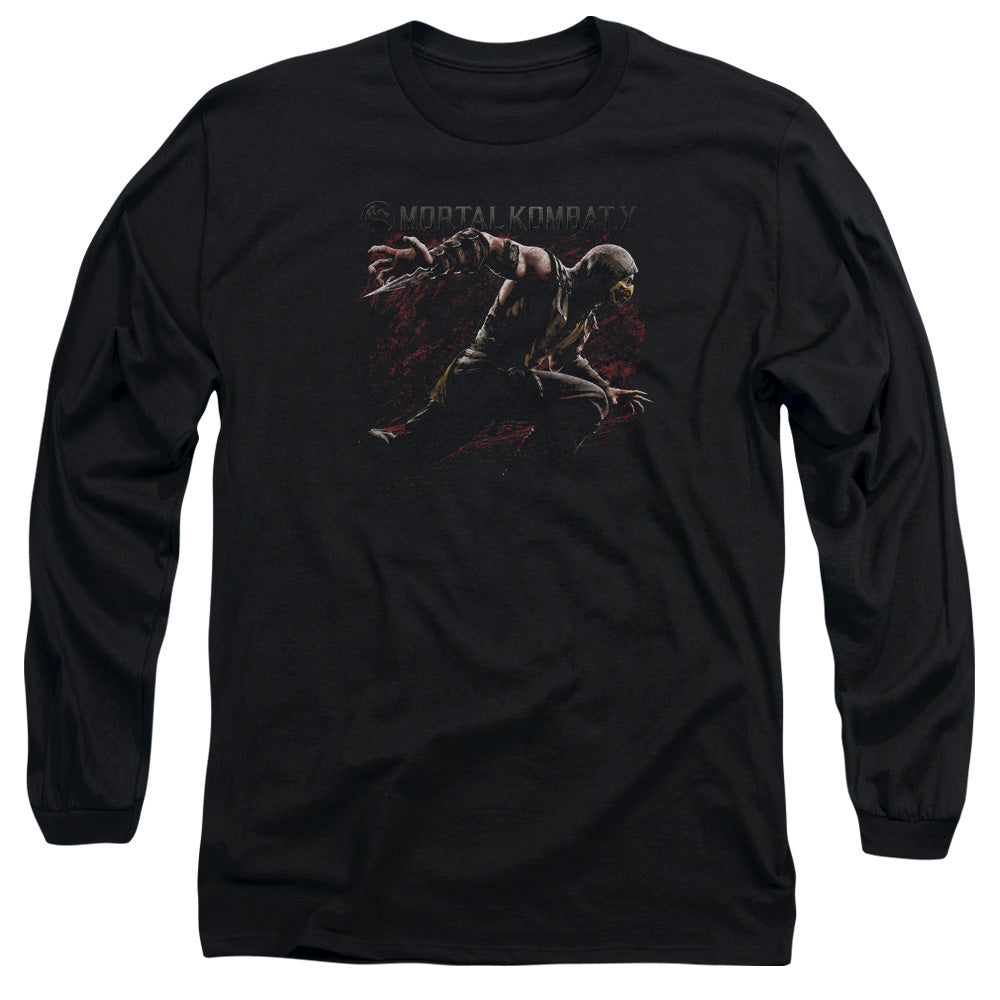 Mortal Kombat X Scorpion Lunge Long Sleeve T-Shirt