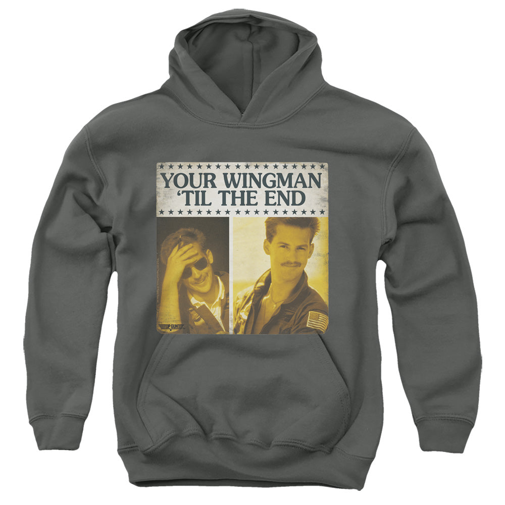 Top Gun Your Wingman Til the End Youth Hoodie