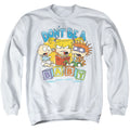 Rugrats Don't Be a Baby Blocks Crewneck Sweatshirt