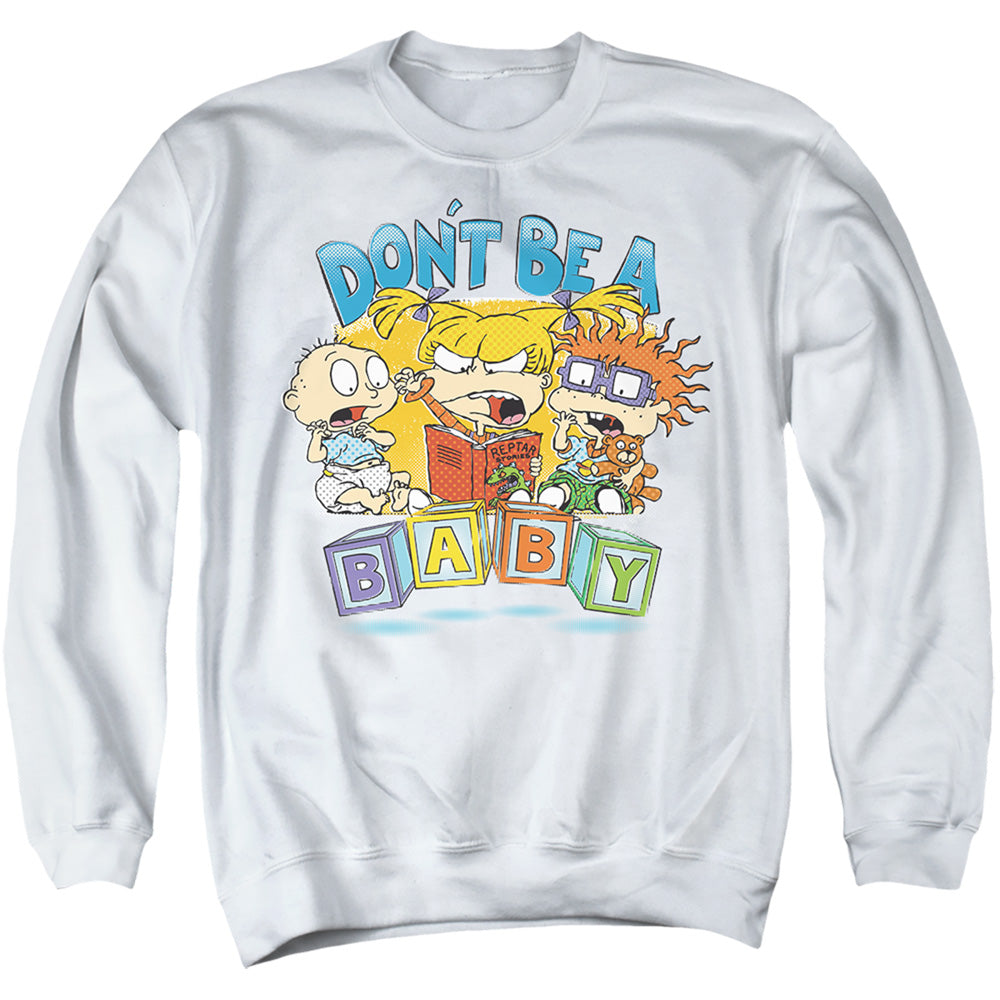 Rugrats Don't Be a Baby Blocks Crewneck Sweatshirt