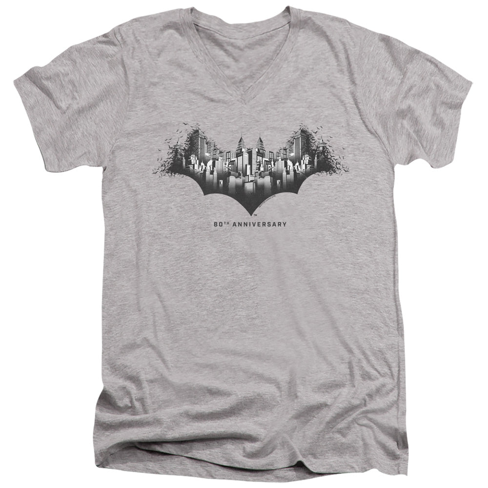 Batman Gotham Shield V-Neck T-Shirt