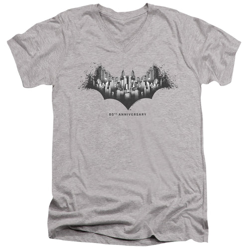 Batman Gotham Shield V-Neck T-Shirt