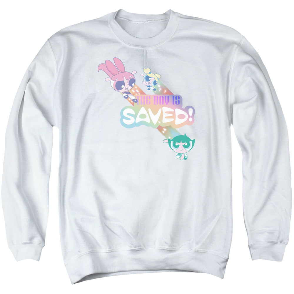 The Powerpuff Girls The Day Is Saved Pastel Crewneck Sweatshirt