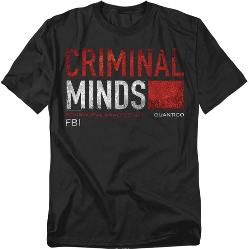 Criminal Minds Title Card T-Shirt