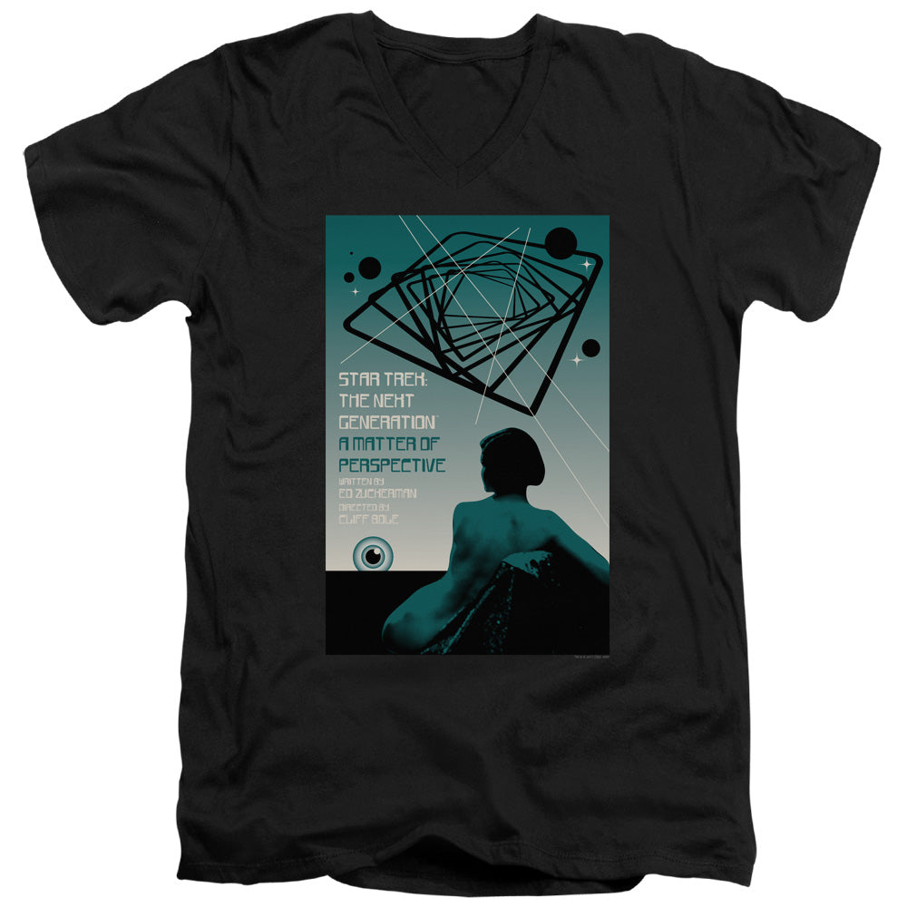 Star Trek A Matter of Perspective Black V-Neck T-Shirt
