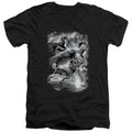 Justice League Atmospheric V-Neck T-Shirt