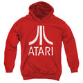 Atari Rough Logo Red Youth Hoodie