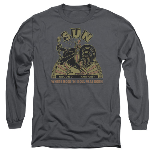 Sun Records Rooster Emblem Long Sleeve T-Shirt