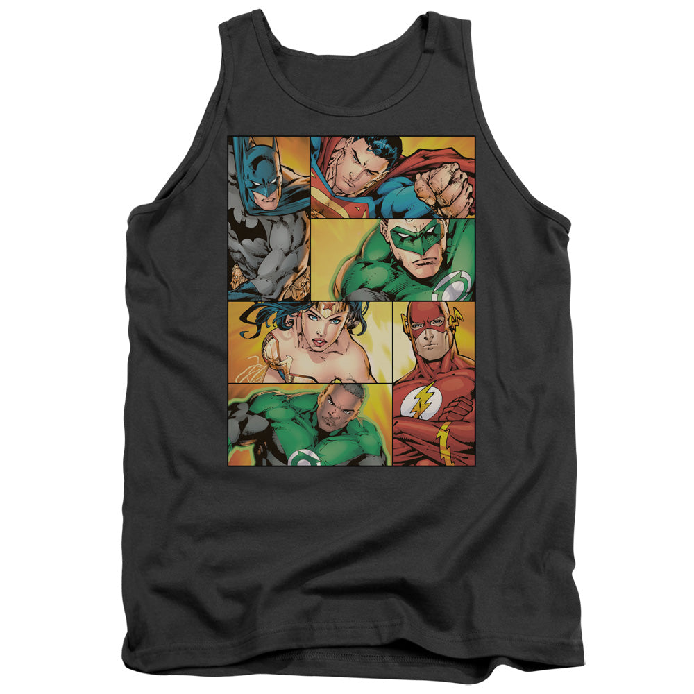 Justice League Hero Boxes Tank Top