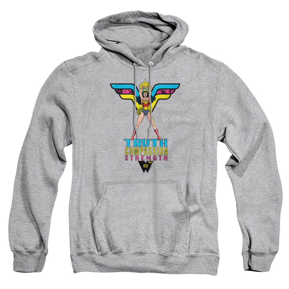 Wonder Woman Truth, Compassion, Strength Pullover Hoodie