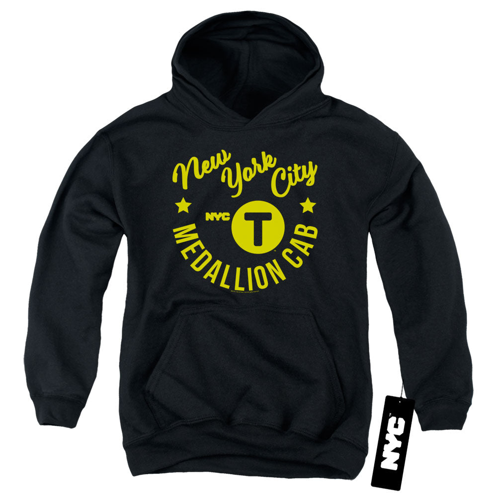 New York City Medallion Cab Youth Hoodie
