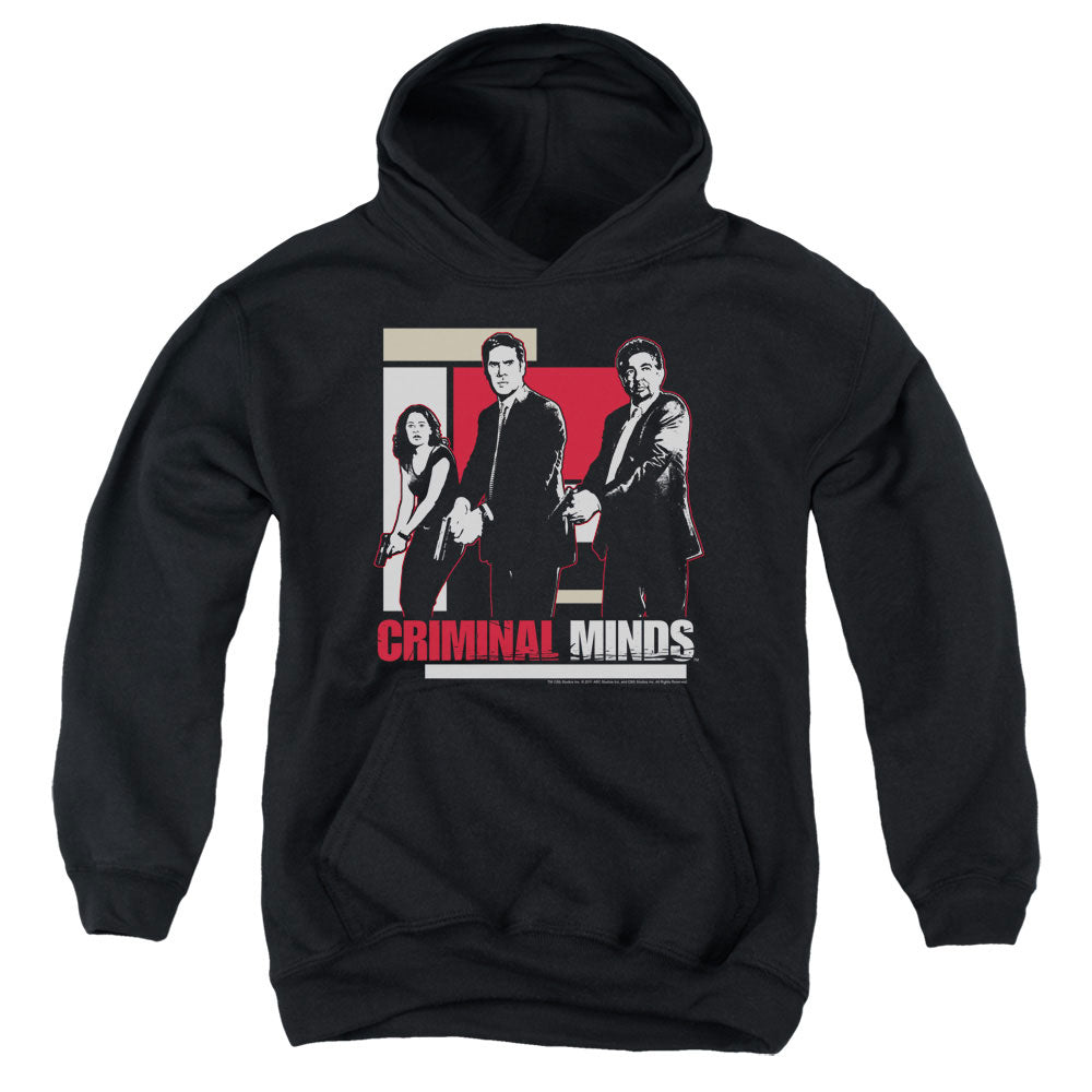 Criminal Minds Guns Drawn Youth Hoodie