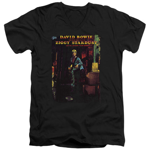 David Bowie Ziggy Stardust Album V-Neck T-Shirt