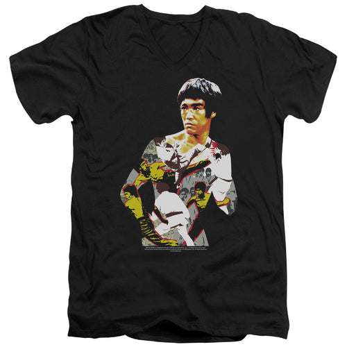 Bruce Lee Body of Action V-Neck T-Shirt