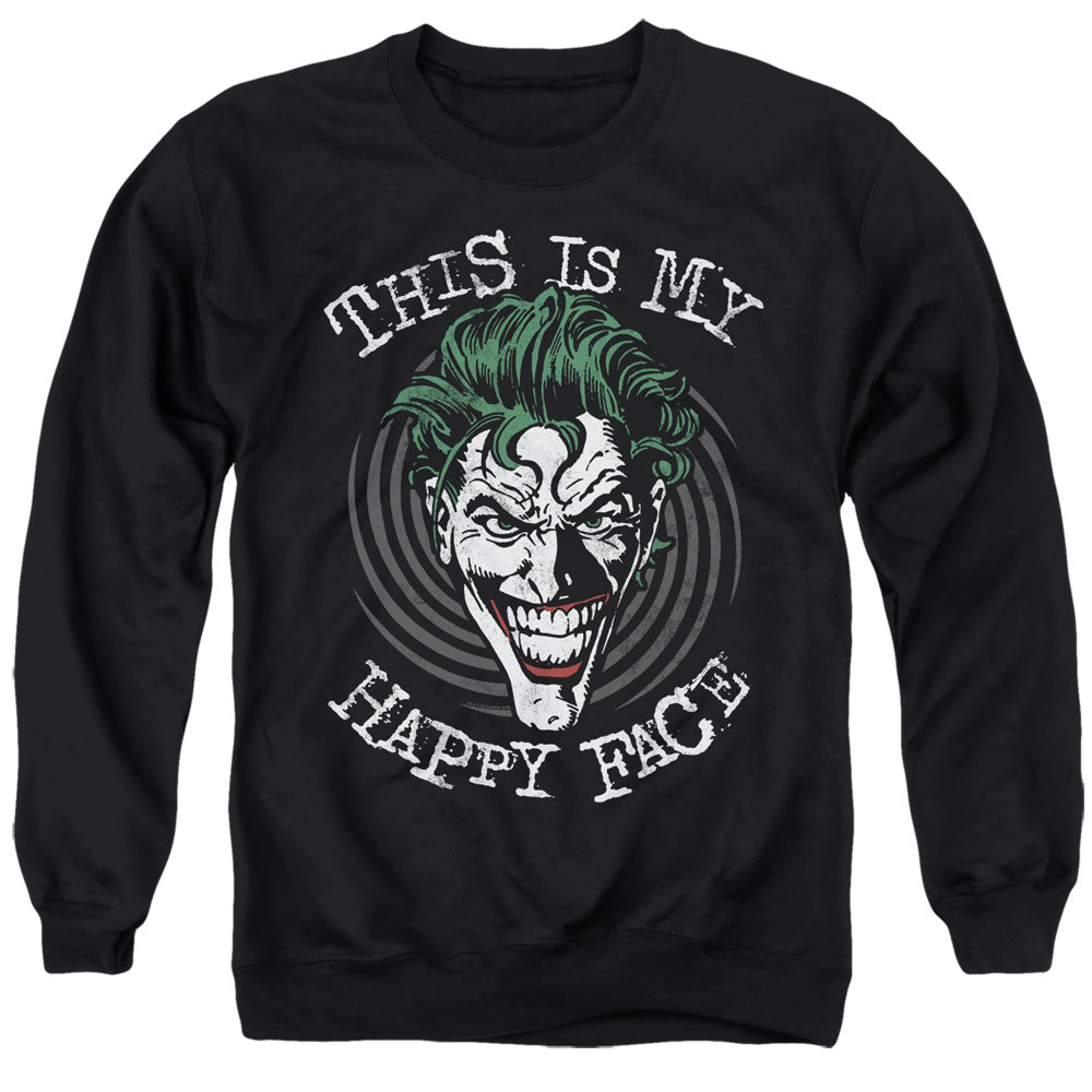 Batman Maniacal Spiral Crewneck Sweatshirt