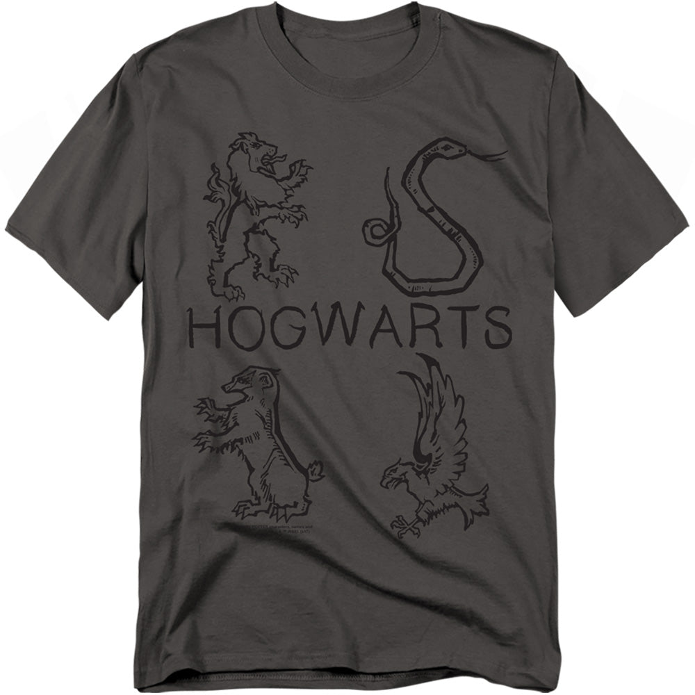 Harry Potter Literary Crests T-Shirt
