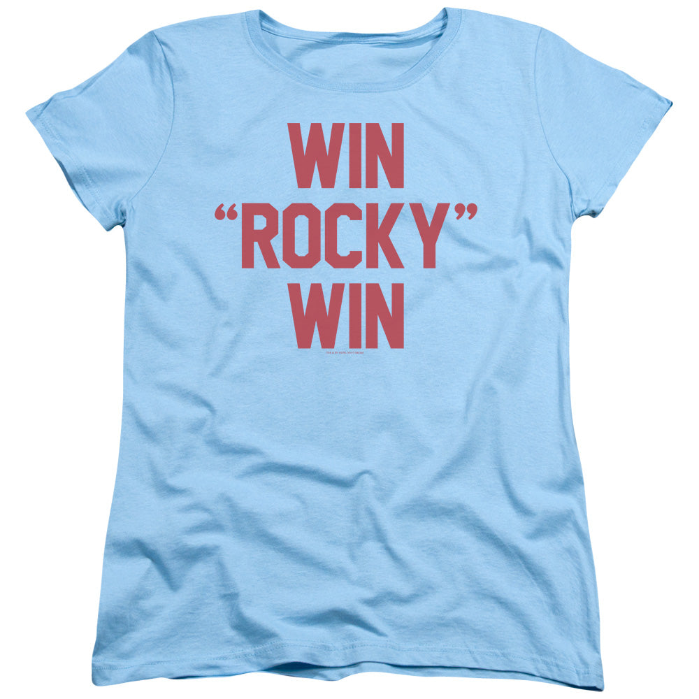 Win Rocky Win Womens T-Shirt